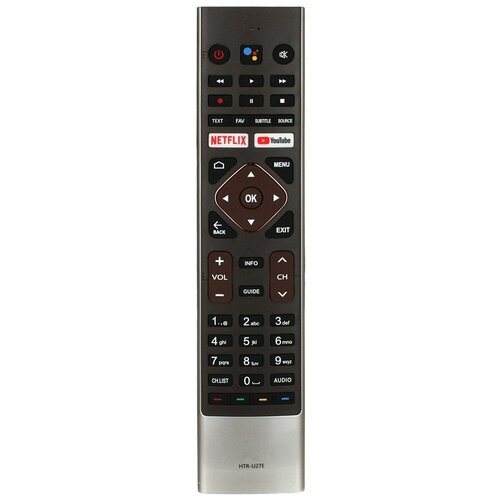 Пульт к HAIER HTR-U27E Smart TV с голосовой функцией, черный haier htr u29rg htr u29r в сером корпусе smart пульт с голосовым управлением