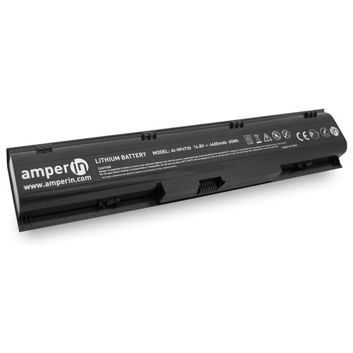 Аккумуляторная батарея Amperin для ноутбука HP ProBook 4730S, 4740S 14.8V 4400mAh (49Wh) AI-HP4730 аккумулятор amperin для ноутбука hp probook 4730s 4740s 14 8v 4400mah 49wh ai hp4730