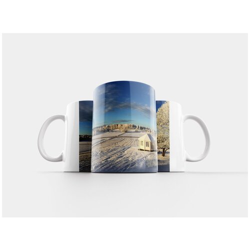 фото Кружка "зима, пейзаж, снег" 320 мл lotsprints