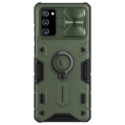 фото Противоударный чехол с кольцом и защитой камеры nillkin camshield armor case для samsung galaxy note 20