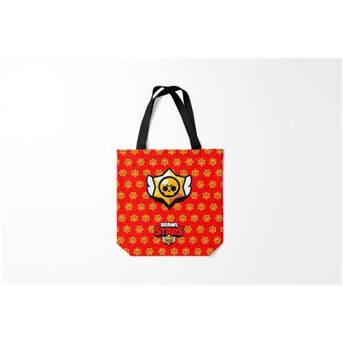 фото Сумка-шоппер / 40х40 см / геймерам / brawl stars burnettie