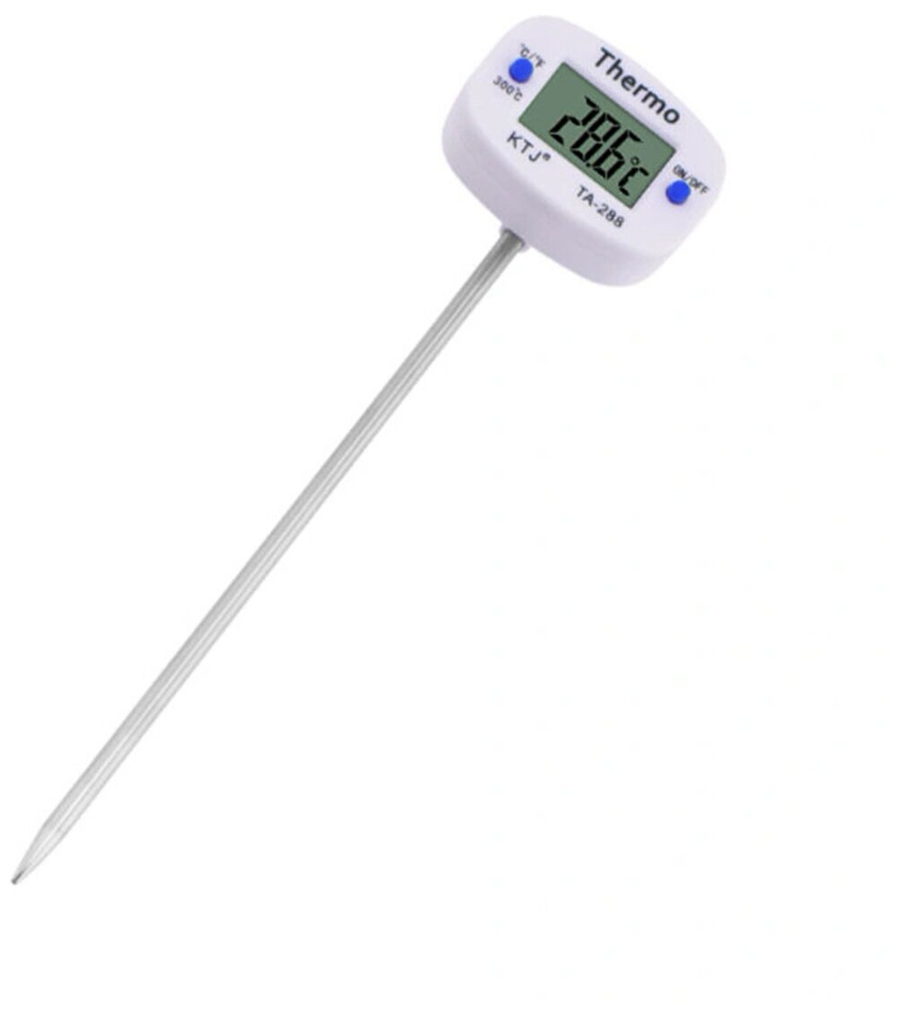 Термометр электронный для для измерения температуры пищевых продуктов и жидкостей ZDK TA-288 / Кулинарный термометр / Кухонный термометр