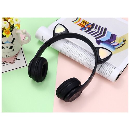 Наушники светящие с кошачьими ушками Cat Ear P47MБеспроводныеBluetoothдетские 80000₽