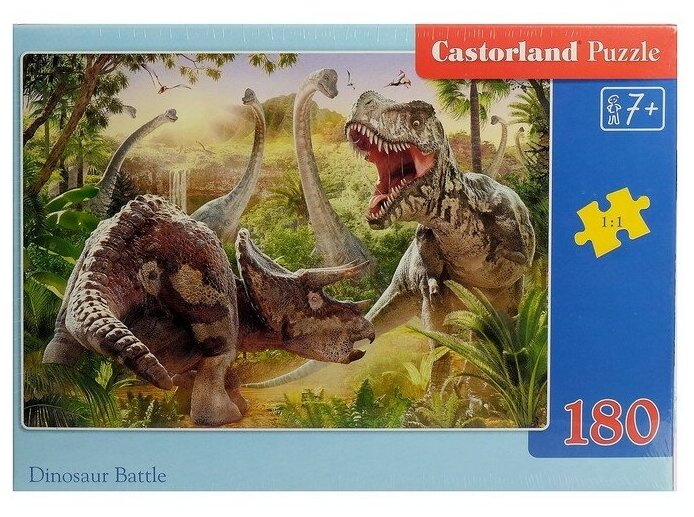 Пазл Castorland Битва динозавров - фото №4