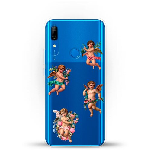 фото Силиконовый чехол ангелочки на huawei p smart z andy & paul