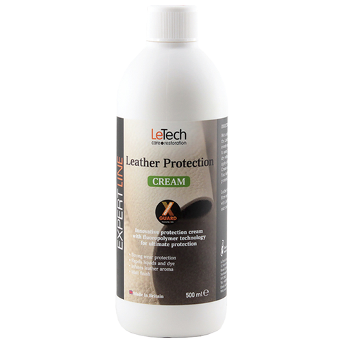 LeTech Крем для кожи салона автомобиля  Leather Protection Cream, 0.5 л, 0.5 кг, прозрачный