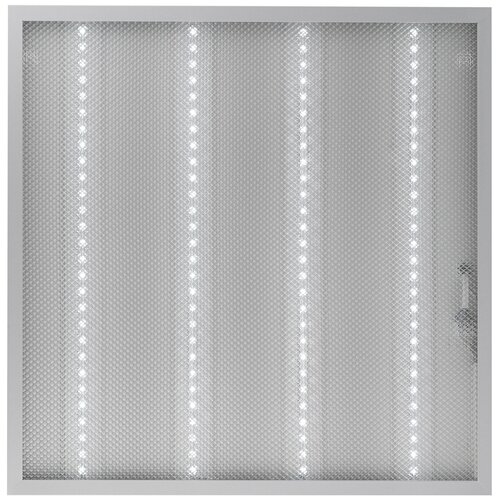 Светильник светодиодный с драйвером, холодный белый, армстронг SONNEN ЭКО, 6500 K, 595×595×19 мм, 36 Вт, прозрачный, 237153
