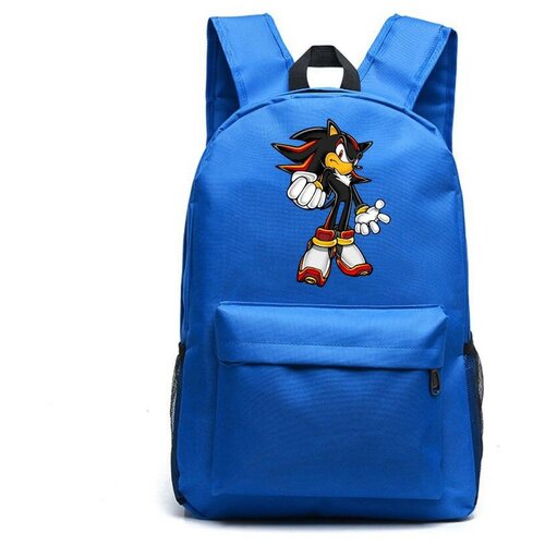 Рюкзак Ёж Шэдоу (Sonic) синий №6 рюкзак ёж шэдоу sonic голубой 6