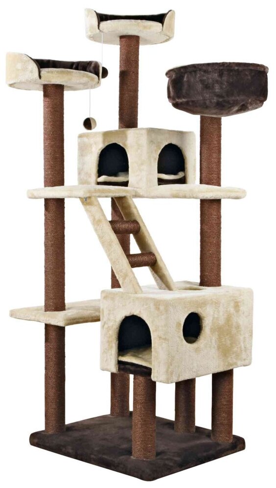 Игровой комплекс для кошек Trixie Felicitas, 70*61*190 см, коричневый/бежевый