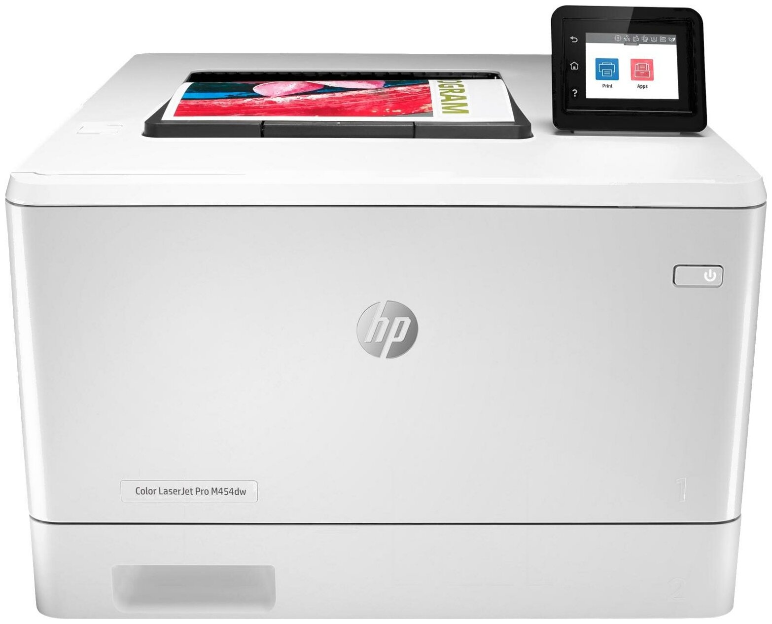Принтер лазерный HP Color LaserJet Pro M454dw (W1Y45A) A4 Duplex Net WiFi белый