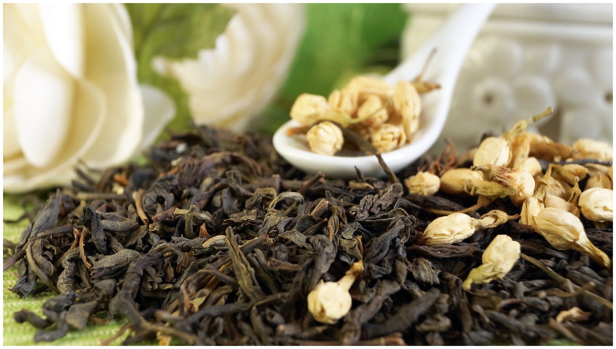 Чай зеленый листовой Fenix "Жасминовый (Моли Хуа Ча)" 270гр Элитный зеленый китайский чай (doypack) - фотография № 2