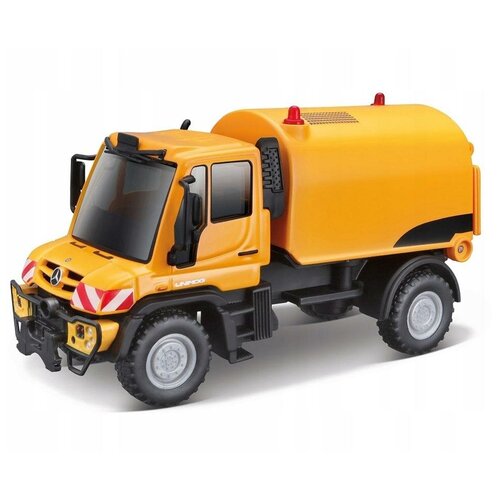 Maisto Машинка игровая Unimog City Service, оранжевая строительный грузовик цистерна с водителем игрушка 22 см