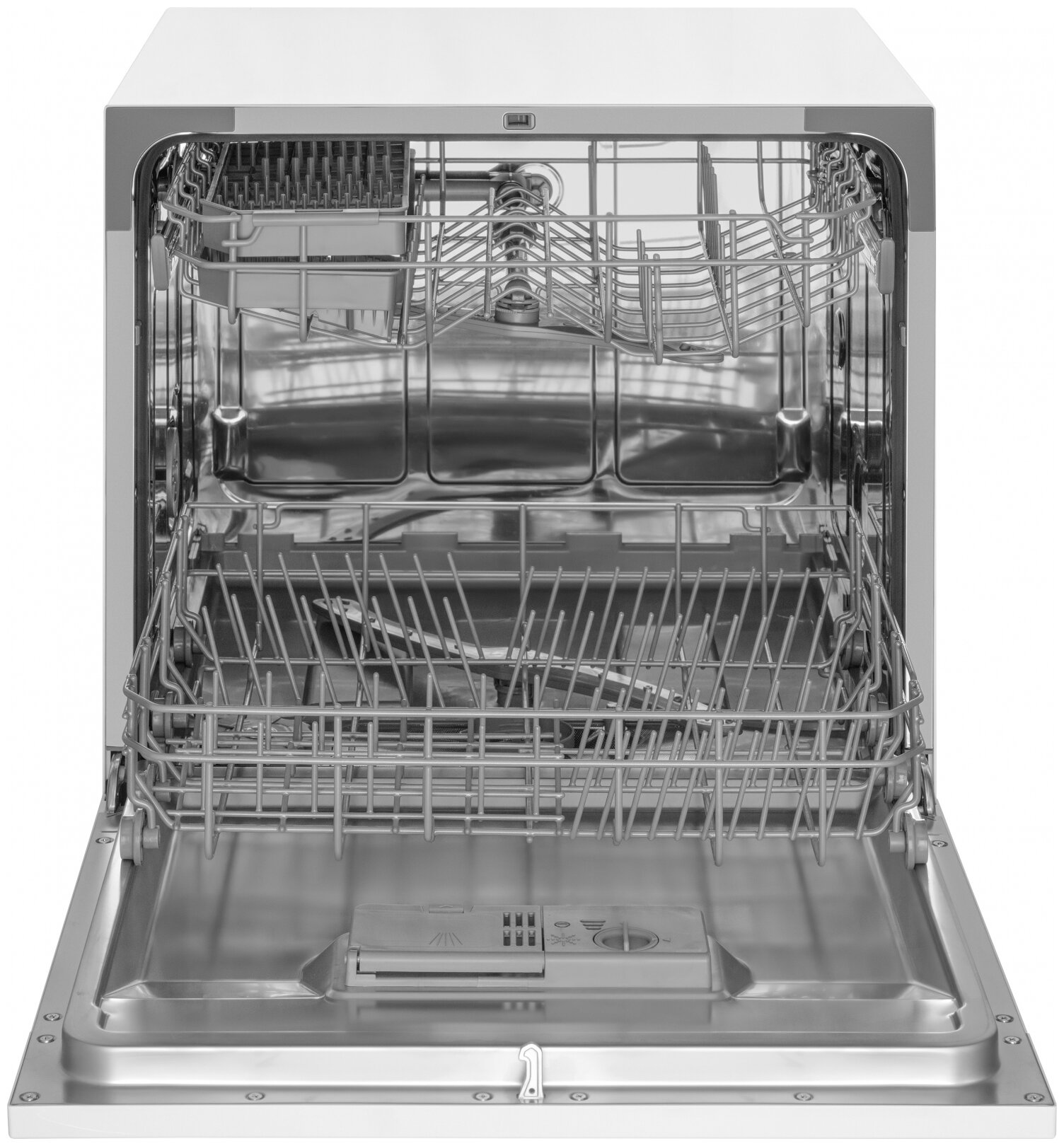 Компактная посудомоечная машина Weissgauff TDW 4108 Led, белый - фотография № 3