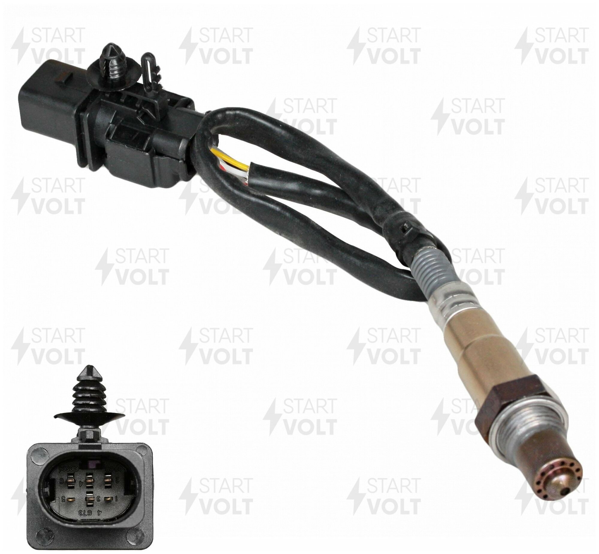 Датчик кислорода для автомобилей Hyundai Tucson (04-)/KIA Sportage II (04-) 2.0CRDi до катализатора StartVolt - фото №6