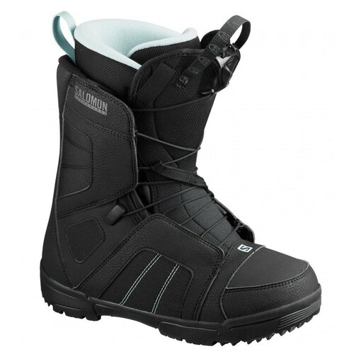 фото Сноубордические ботинки salomon scarlet 7 / 25, black/black/sterling blue