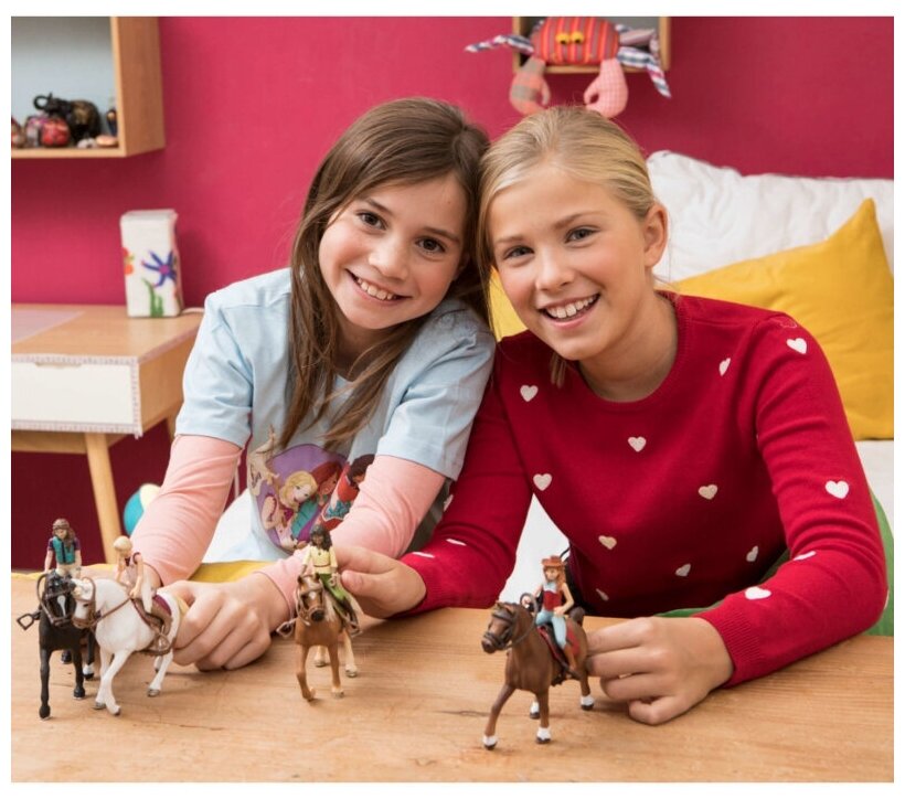 SCHLEICH "Набор Мия и Спотти 42518" - фото №9