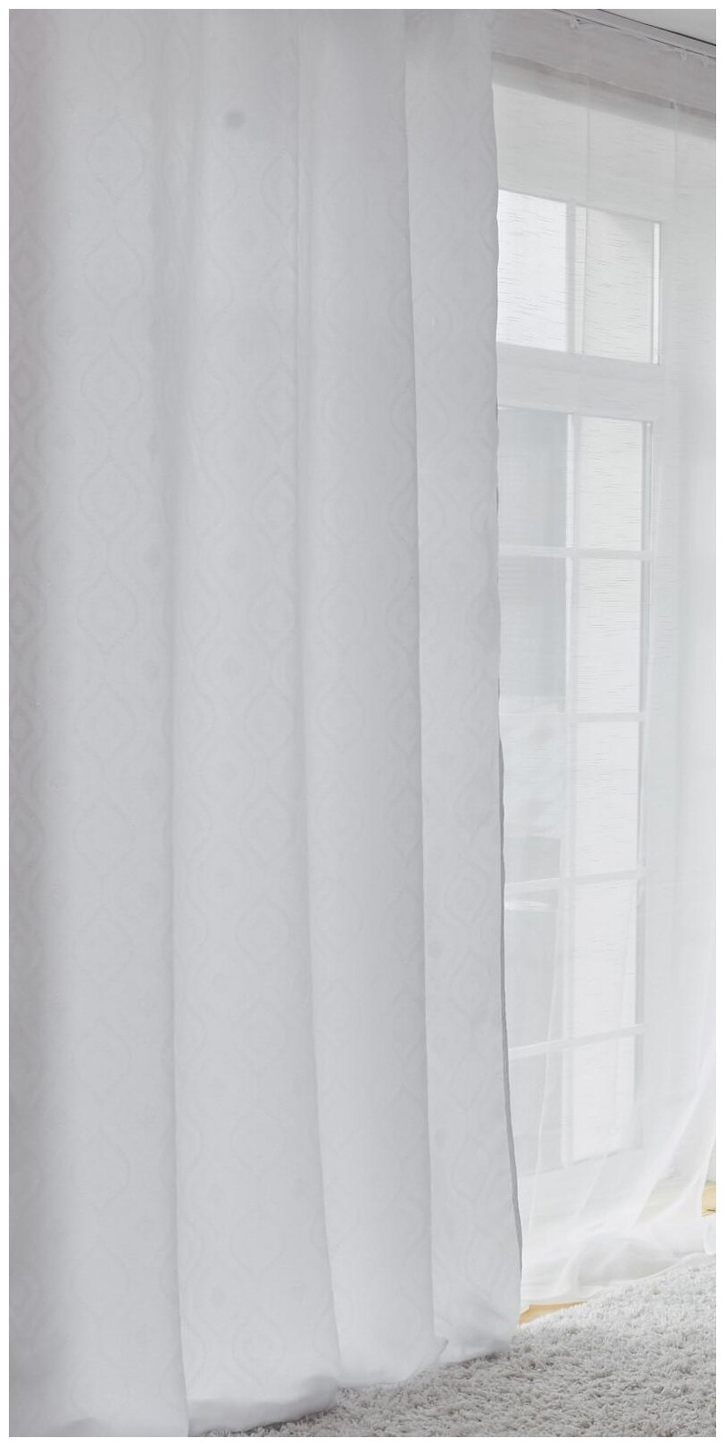 фото Портьеры Этель Ромб на ленте