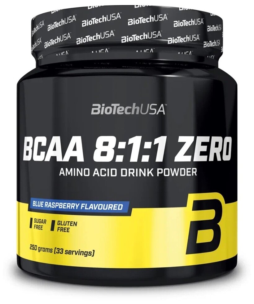 Bcaa 8 1 1 Zero 250 gr, 33 порции(й), ежевика