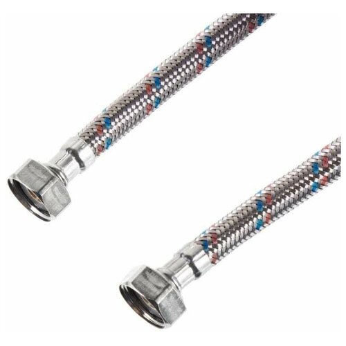 Подводка гибкая для воды ZEIN, фибро-нейлон, 1/2