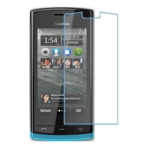 nokia 800c защитный экран из нано стекла 9h одна штука Nokia 500 защитный экран из нано стекла 9H одна штука