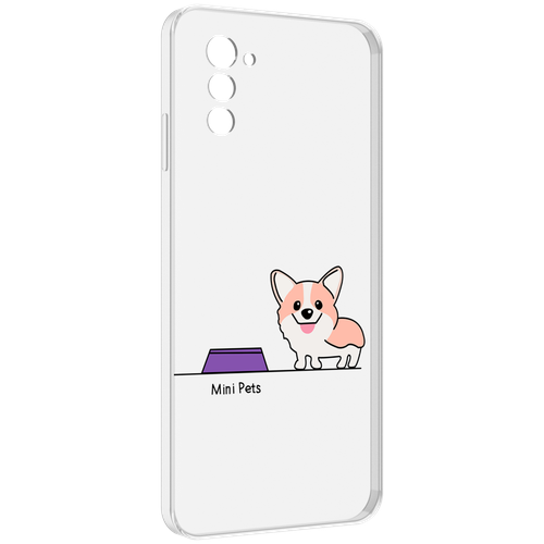 Чехол MyPads мини-питомец детский для UleFone Note 12 / Note 12P задняя-панель-накладка-бампер