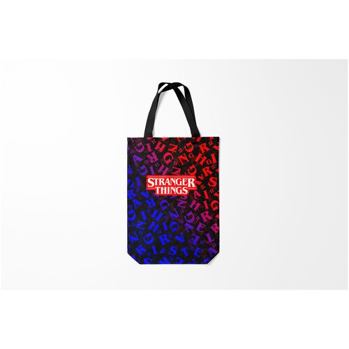 фото Сумка-шоппер / 31х42 см / сериалы / очень странные дела stranger things burnettie