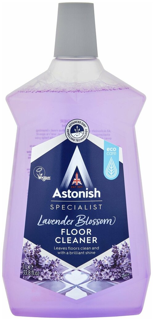 Astonish Универсальное средство для мытья полов Specialist Floor Cleaner Lavender Blossom Цветущая лаванда, 1000 мл