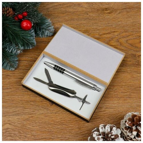 фото Набор подарочный 2в1 (ручка, нож 3в1) mikimarket