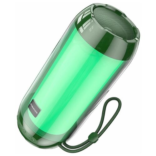 Портативная акустика Borofone BR25 Green портативная колонка clear sound br25 1200 mah время работы 2 часа с fm радио с поддержкой microsd черный