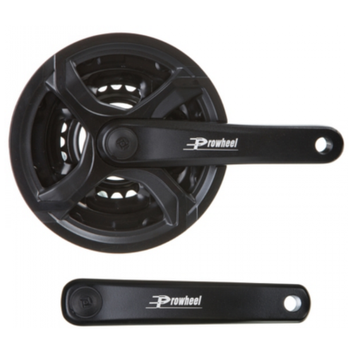 Система PROWHEEL TA-CQ02*24/34/42T*152MM ALLOY CRANK, CHAINLINE:48,5, под квадрат , черный