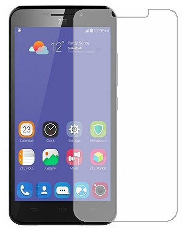 ZTE Grand S3 защитный экран Гидрогель Прозрачный (Силикон) 1 штука