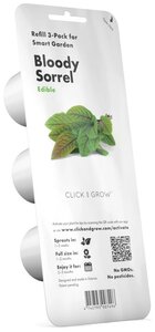 Фото Набор картриджей для умного сада Click and Grow Refill 3-Pack Щавель «Кровавая Мэри» (Bloody Sorrel)