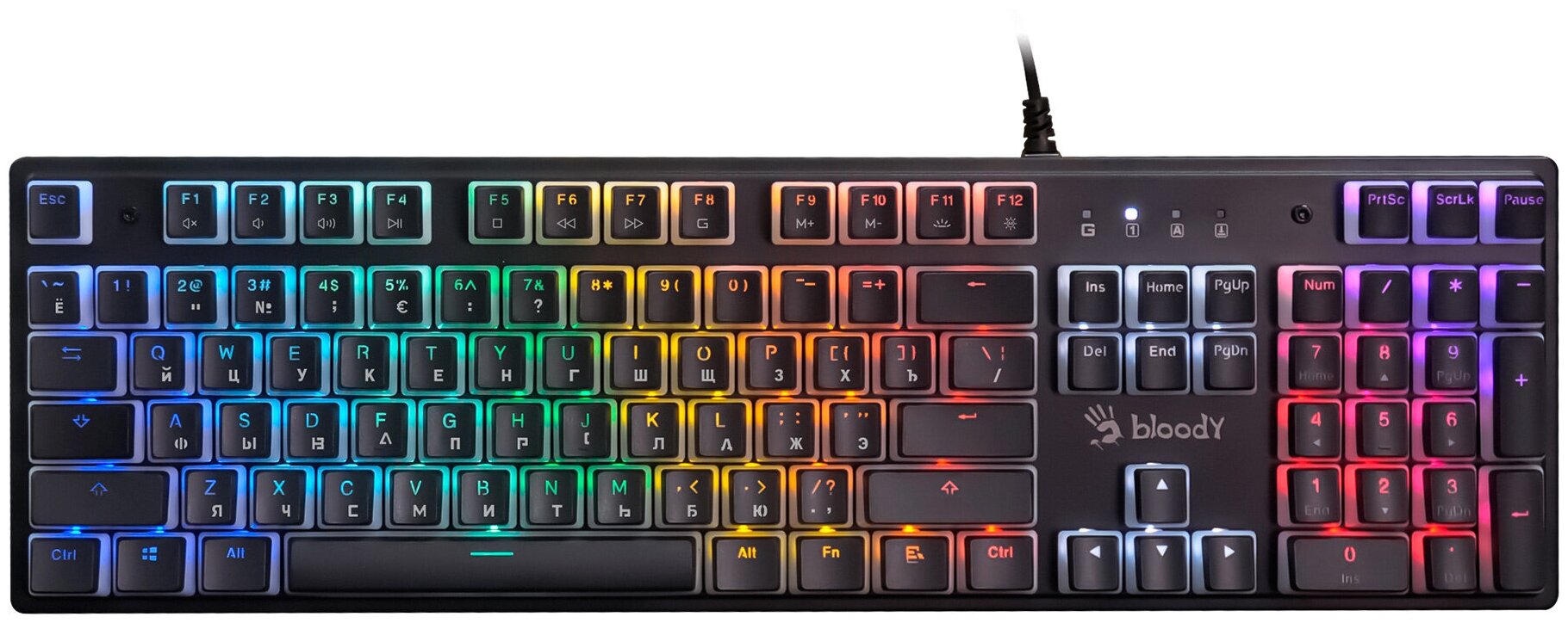 Игровая клавиатура A4Tech Bloody S510NP черный