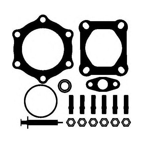 ELRING 716.120E_р/к турбокомпрессора монтажный прокладки, шпильки, гайки, уплотнения\MAN D2876 LF 02/03/04