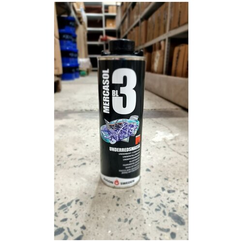 Mercasol 3 Антикоррозийный продукт для защиты днища и арок, евробаллон