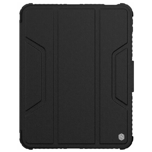 Чехол книжка Nillkin для планшета Apple iPad gen 10 10.9 (2022) Bumper Leather case Pro, с защитной шторкой для камеры Черный sanmubaba marble case for ipad pro air 10 5 inch 3rd gen soft tpu pu leather flip smart funda tablet case with pencil holder