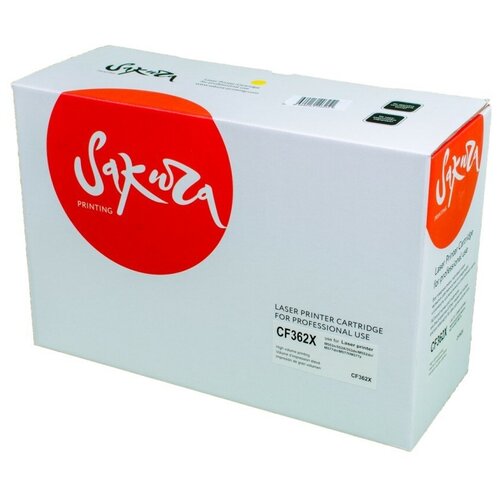 Картридж CF362X (508X) Yellow для принтера HP Color LaserJet Enterprise M552dn; M553n; M553dn; M553x картридж cf362x для hp color laserjet m553n m552dn m553dn 040hy для canon lbp 712 lbp 710 galaprint желтый