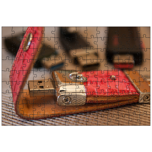 фото Магнитный пазл 27x18см."ключ usb, объем памяти, информатика" на холодильник lotsprints