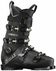 Горнолыжные ботинки Salomon S/MAX 130, р. 8-8.5 / 26-26.5, black/belluga/pale kaki