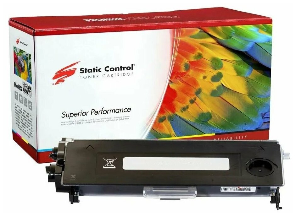 Картридж Static Control 002-04-LXV48Y EXV48Y желтый - фото №1