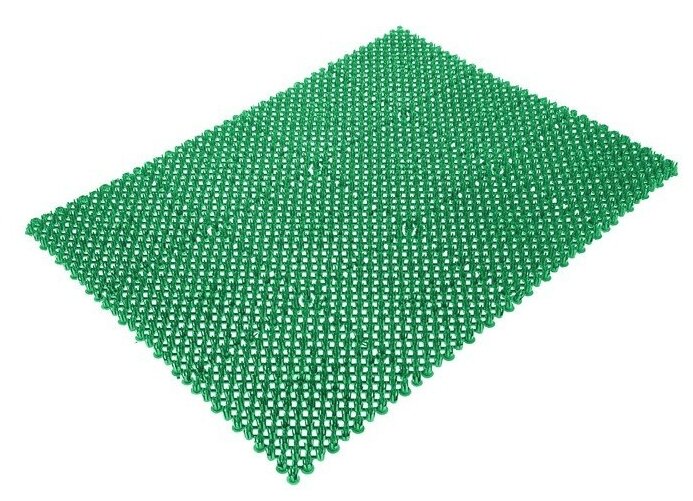Покрытие ковровое щетинистое без основы "Травка", 40х53 см, цвет зелёный