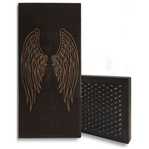 фото Доска садху белая крылья - 276, размер 31x14, шаг гвоздей 10 мм чакра