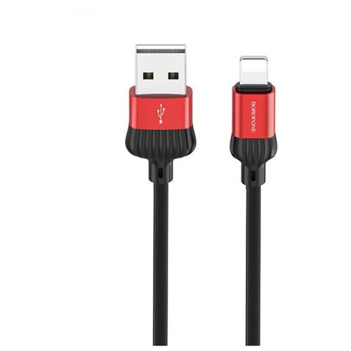 Borofone BX28 Кабель USB Lightning 8 Pin для iPhone, iPad 3A 1м usb кабель borofone bx28 dignity type c 1м 3a pvc серый черный