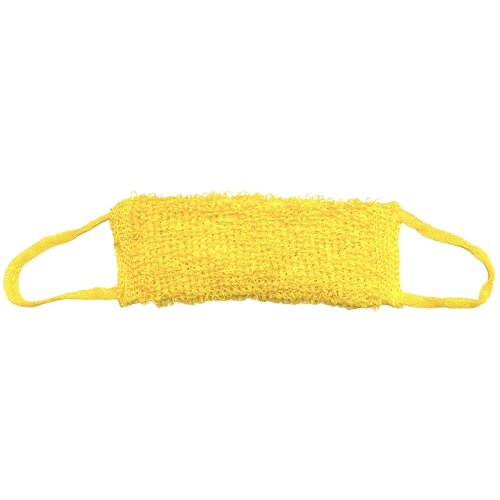 Мочалка для тела сибирская желтая, крепкая мочалка, жесткая мочалка, массажная мочалка, для душа, для бани, для ванны, для чистоты, гигиена тела, отшелушивающая мочалка, антицеллюлит