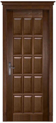 Дверь Ока Массив ольхи (Двери Ока) Лондон 2 ДГ - Античный орех 2000x900
