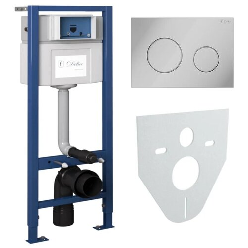 Инсталляция для унитаза Delice Oreol DLR 000003 комплект 4 в 1