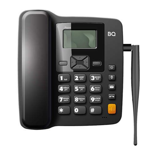 фото Стационарный gsm-телефон bq mobile bq 2410 point стационарный gsm черный