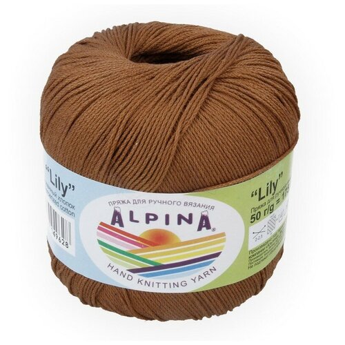 фото Набор для вышивания alpina 19237197682 пряжа альпина lily цв.037 св.коричневый