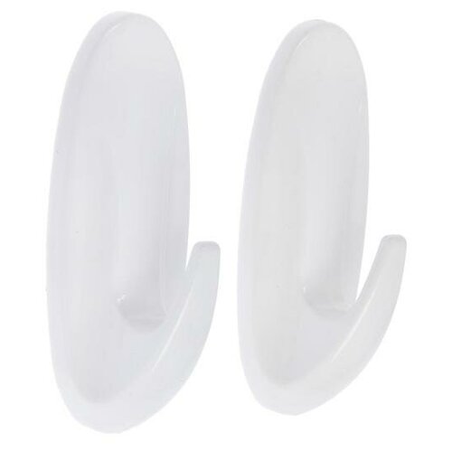 Самоклеящиеся крючки с системой бесследного удаления AVIORA, большие, в упаковке 2 шт.