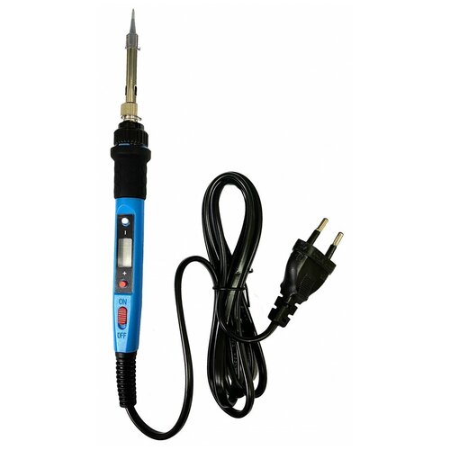 Электрический паяльник с регулировкой температуры и дисплеем 80 Вт синий 74000₽